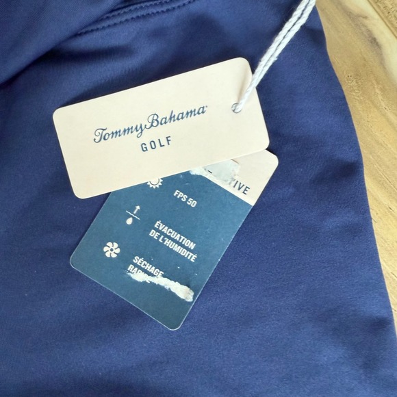 Tommy Bahama Racquet Paddle Golf Athletic Shorts Navy Blue S P - Picture 3 of 6